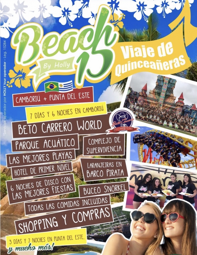 ¡Cumplí tu sueño de viajar con amigas! ¡Sumate a esta aventura, a tus quince los festejas viajando!